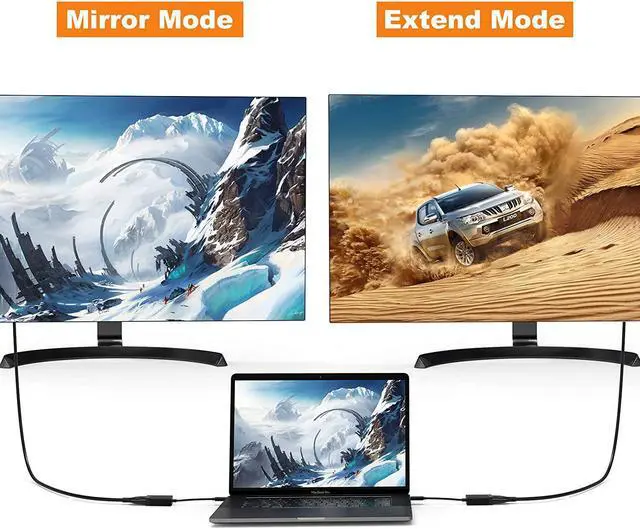 Alt view image 5 of 7 - USB C to VGA Adapter, CableCreation USB Type C to VGA Converter, Compatible with MacBook Pro 2020, Mac Mini, Surface Book 2, Chromebook Pixel, Dell XPS 13, iPad Pro 2020, Galaxy S20, S10 Plus, Black