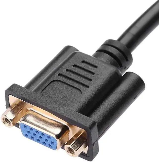 Alt view image 3 of 7 - Homyl DVI D to VGA Adapter Cable 24 + 5 Pin DVI Plug to 15 Pin VGA Socket