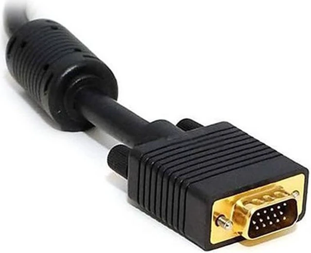 Alt view image 2 of 3 - 100 Feet 15 Pin VGA Male to VGA Male Monitor/Projector Cable