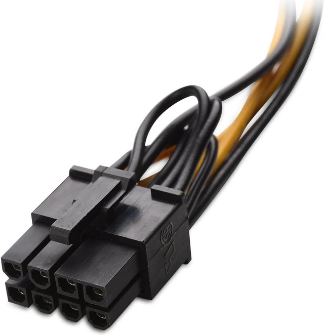 Alt view image 3 of 4 - Cable Matters 2-Pack 8 Pin to SATA Power Cable (SATA to 8 Pin PCIe) - 5 Inches