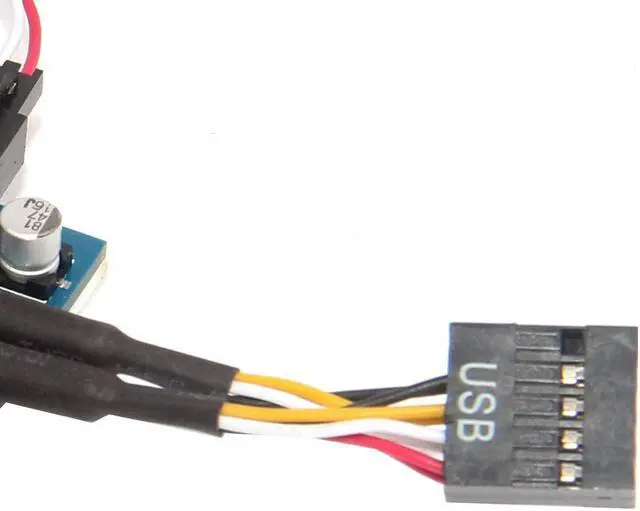 Alt view image 3 of 4 - XT-XINTE Motherboard USB 2.0 9pin Header 1 to 2/4 Extension Hub Splitter Adapter - Converter MB USB 2.0 Female to 2 or 4 Female - 30CM 9-pin Internal Cable Connector Adapter Port Multiplier (1 to 4)