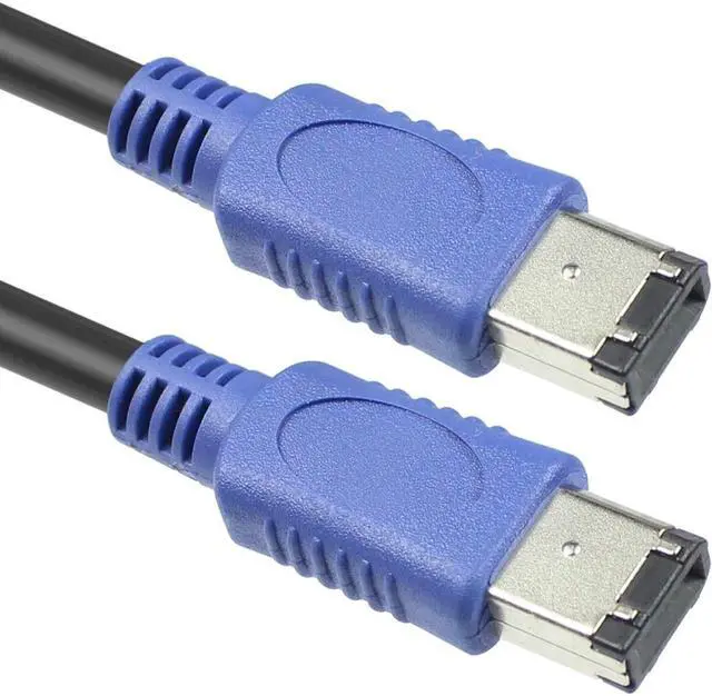 Alt view image 5 of 5 - IEEE 1394 High Speed FireWire Cable iLink DV Cable Firewire 400Mbps/800Mbps IEEE 1394 Cord for Computer Laptop PC to JVC Camcorder SSD Enclosure 1394 Video Capture Card (6Pin to 6Pin 400Mbps,3m)