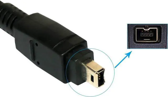 Alt view image 3 of 5 - IEEE 1394 High Speed FireWire Cable iLink DV Cable Firewire 400Mbps/800Mbps IEEE 1394 Cord for Computer Laptop PC To JVC Camcorder SSD Enclosure 1394 Video Capture Card (4Pin to 4Pin 400Mbps,1.5m)