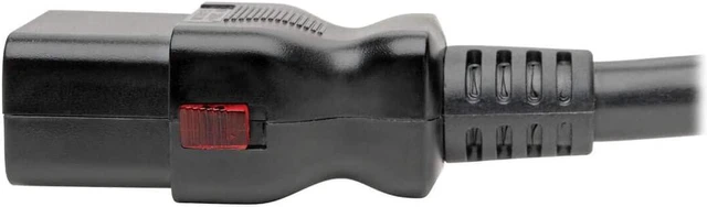 Alt view image 4 of 5 - Tripp Lite Computer Power Cord (C20 to C19 Power Cord), Heavy Duty, Locking C19 Connector, 20A, 100-250V, 12AWG, 6 ft. (P036-L06)