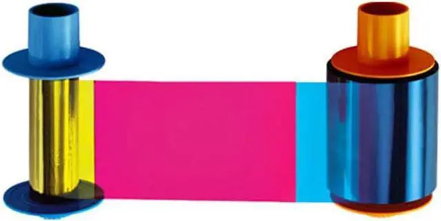 Alt view image 2 of 3 - Genuine Fargo YMCKO Color Ribbon #45610 for Fargo DTC1500 Printer