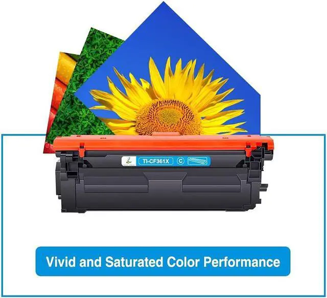 Alt view image 6 of 6 - TRUE IMAGE Compatible Toner Cartridge Replacement for HP 508X CF360X CF361X CF362X CF363X 508A Color Enterprise M553dn M577 M553X M553N M553 Printer Ink (Black Cyan Yellow Magenta 4-Pack)