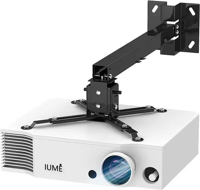 Main image of Projector Ceiling Mount Universal Black Projector Mount Extendable Projector Stand Bracket Wall Mount Hanger Mounting for Most Projectors Video