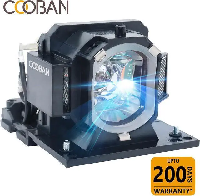 Alt view image 2 of 6 - COOBAN DT01511 /DT01431 Replacement Projector Lamp Bulb with Housing for Hitachi CP-AW3005 CP-AX2505 CP-AX3505 CP-BX301WN CP-TW2505 CP-TW3005 CP-AW2505 CP-AX2503 CP-X2530WN Projector Lamp
