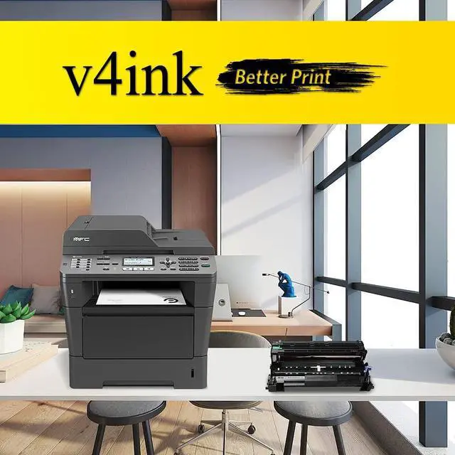 Alt view image 7 of 7 - V4INK Compatible Drum Replacement for Brother DR720 DR-720 Drum Using with Brother hl-5450dn hl-5470dw mfc-8510dn dcp-8110dn hl-6180dwt mfc-8710dw mfc-8950dw mfc-8910dw dcp-8150dn Printer (Not Toner)