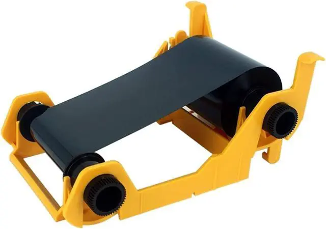 Alt view image 3 of 3 - Printer Parts, Printer 800017-201 Ribbon for Zebra P100I P110I P120I P100M Printer Black 1000 Prints/Roll