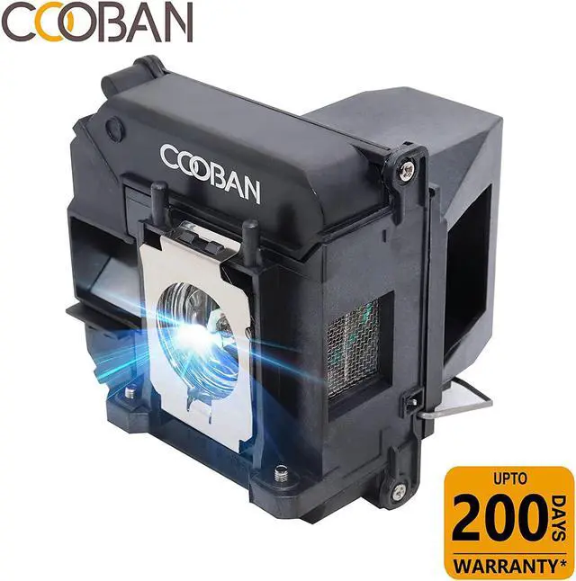 Alt view image 2 of 6 - COOBAN for ELPLP68 /V13H010L68 Replacement Projector Lamp Bulb with Housing for Epson PowerLite Home Cinema 3020e 3020 3010e 3010, EH-TW6000 EH-TW5910 EH-TW6100 EH-TW5900 H450A H421A Projector Lamp