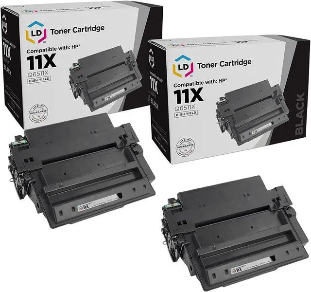 Main image of LD Products Compatible Toner Cartridge Replacement for HP 11X Q6511X High Yield (Black, 2-Pack) Compatible with HP Laserjet 2420 2420d 2420dn 2430dtn 2430n 2430tn 2430 2420n