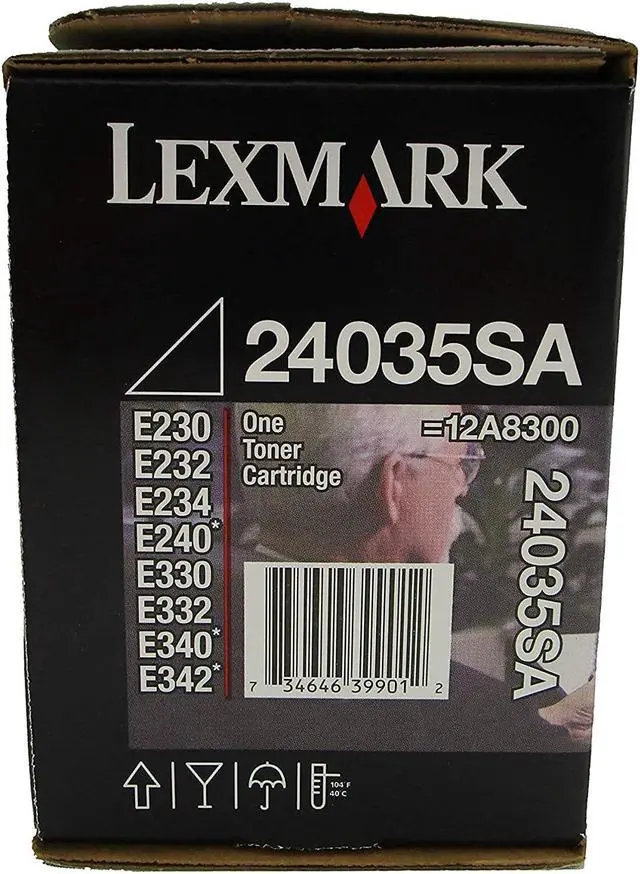 Alt view image 4 of 5 - Lexmark Black Toner Cartridge -Black -Laser -2500 Page -1 Each