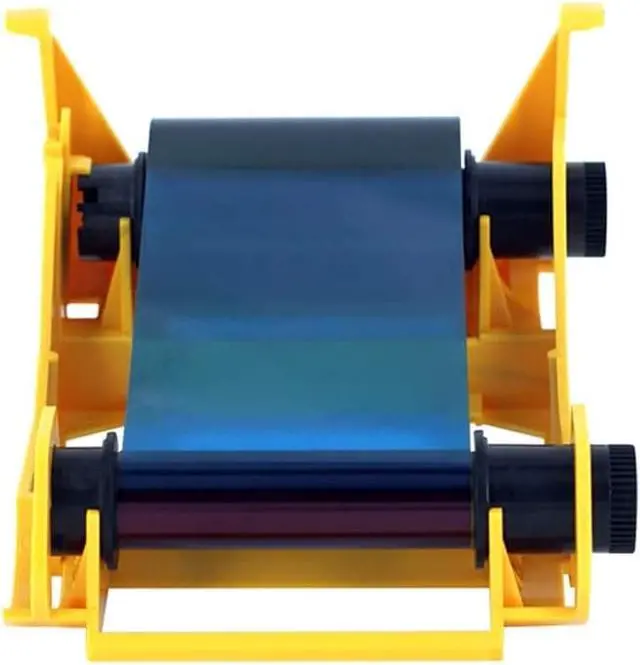 Alt view image 3 of 3 - 2pcs/Pack 800017-240 YMCKO Color Ribbon for Zebra P110i 200 Prints