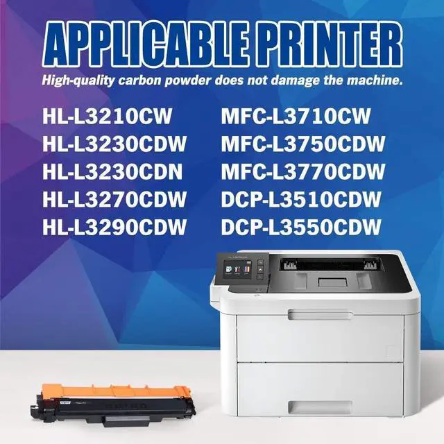 Alt view image 2 of 7 - INK E-SALE Compatible Toner Cartridge Replacement for Brother TN227 TN227BK Toner Cartridge for use with Brother Printer HL-L3210CW HL-L3230CDW HL-L3270CDW HL-L3290CDW MFC-L3710CW (Black 1 Pack)