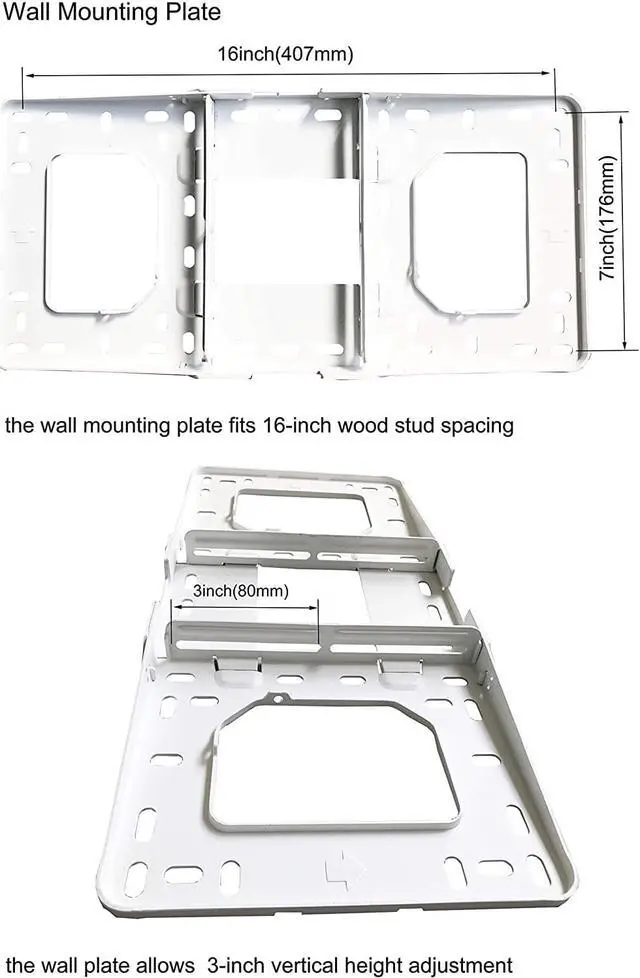 Alt view image 5 of 7 - Viewtech Universal Ultra Short Throw Projector Wall Mount Fully Adjustable: 16"-32"