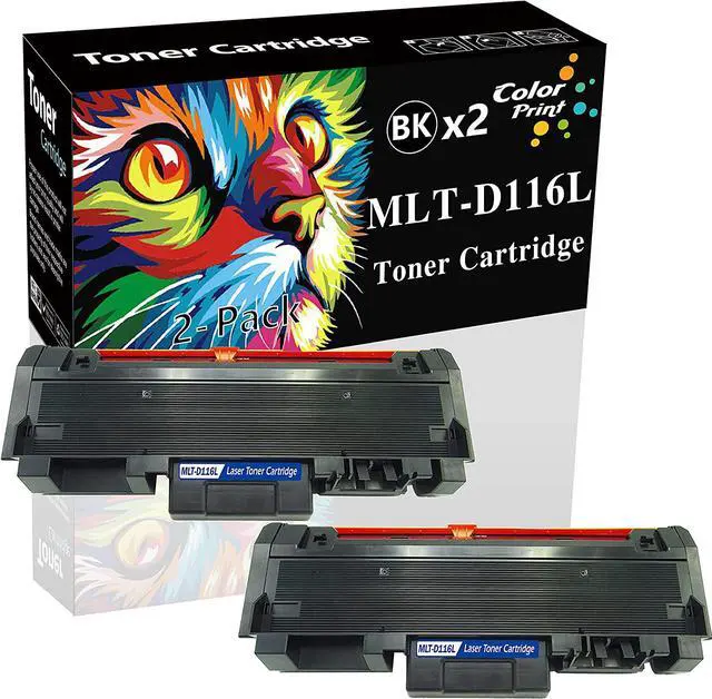 Main image of 2-Pack ColorPrint Compatible MLT-D116L Toner Cartridge Replacement for Samsung MLTD116L D116L 116L Work with Xpress SL-M2825DW SL-2835DW SL-2885FW SL-2875FD SL-2875FW SL-M2625D SL-M2825FD SL-M2675F