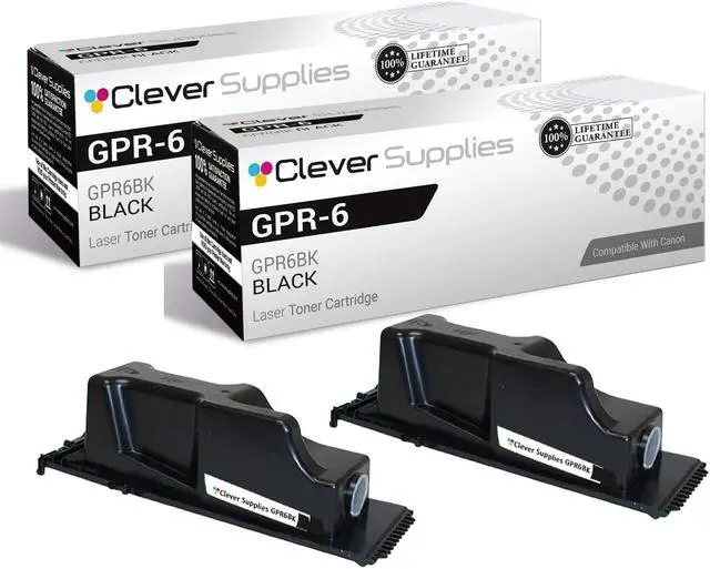 Main image of CS Replacement Compatible with Canon GPR-6 6647A003AA ImageRunner 2220 3300 2200 2800 3320 (Black 2 Pack)