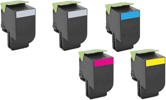 Abnorm Far Isbjørn Pegasus Compatible Replacement for Lexmark CS317 CS417 CS517 CX317 CX417  CX517 3K/2.3K Multi Color Toner Set 71B0010, 71B10K0, 71B0020, 71B10C0,  71B0030, 71B10M0, 71B0040, 71B10Y0 (5 Color) Printer & Scanner Supplies -  Newegg.com