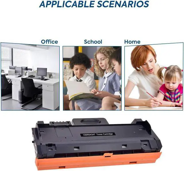 Alt view image 6 of 7 - ALLWORK Compatible Xerox B205/ B210/ B215 Toner Cartridge Replacement for 106R04347 106R04346 High Yield 3,000 Pages use for Xerox B205NI B210DNI B215DNI Printer (Black, 1-Pack)