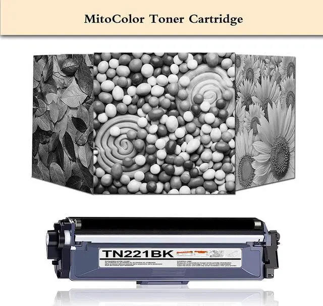 Alt view image 5 of 7 - Ennovor 2-Pack TN-221 TN221BK Black Toner Cartridge Replacement for Brother TN221 TN-221BK HL-3140CW HL-3170CDW MFC-9130CW MFC-9330CDW Printer TN2212PK