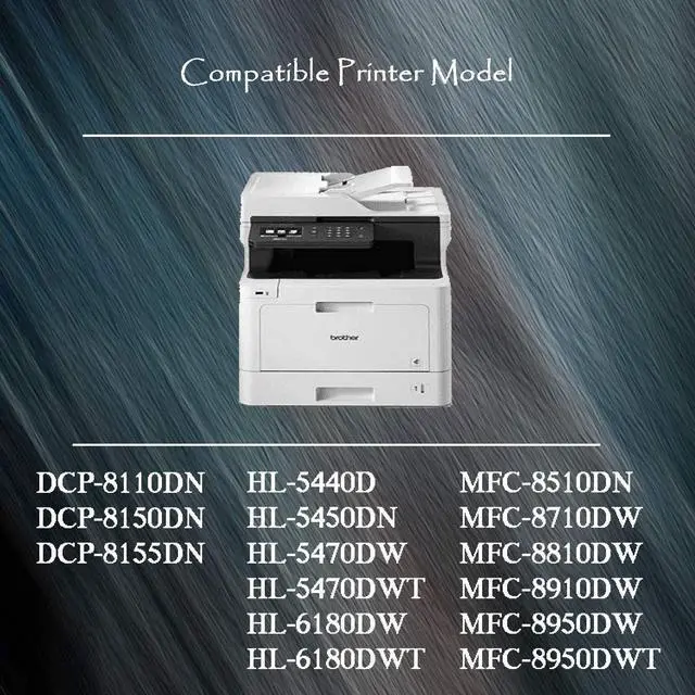 Alt view image 3 of 7 - (Drum, DR720) TG Imaging 1xDrum Compatible DR-720 DR720 Imaging Drum Unit (1 Pack) for TN750 TN-750 Toner Worked for Brother DCP-8150DN HL-5470DW HL-6180DW MFC-8510DN MFC-8810DW HL-5440D Printer