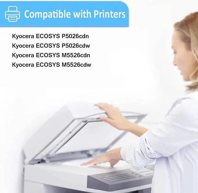 Alt view image 2 of 6 - Ennovor 4 Colors Compatible Toner Cartridges TK5242 TK-5242 High Capacity 4000 Pages for Black, 3000 Pages for Cyan Magenta Yellow for Kyocera ECOSYS P5026cdn P5026cdw M5526cdn M5526cdw Laser Printers