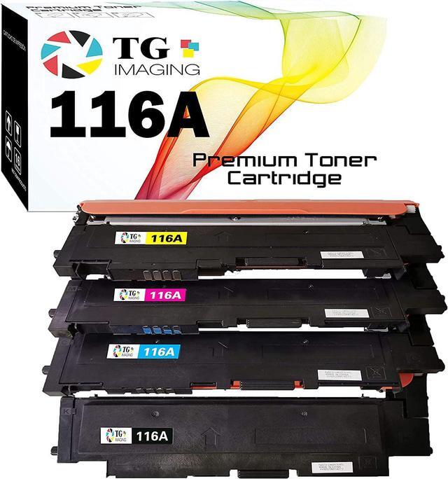 Main image of Ennovor TG Imaging (Newest Chip) (4-Pack) Compatible W2060A Toner Cartridge (hp116A, B+C+Y+M) for use in HP 116A Color Laser 150A MFP178nw 179fnw Toner Printer