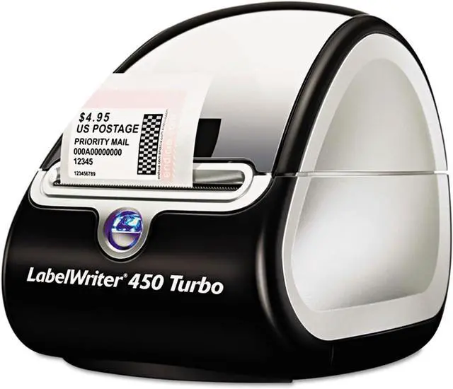 Alt view image 2 of 7 - DYM1752265 - Dymo LabelWriter 450 Turbo Direct Thermal Printer - Monochrome - Label Print