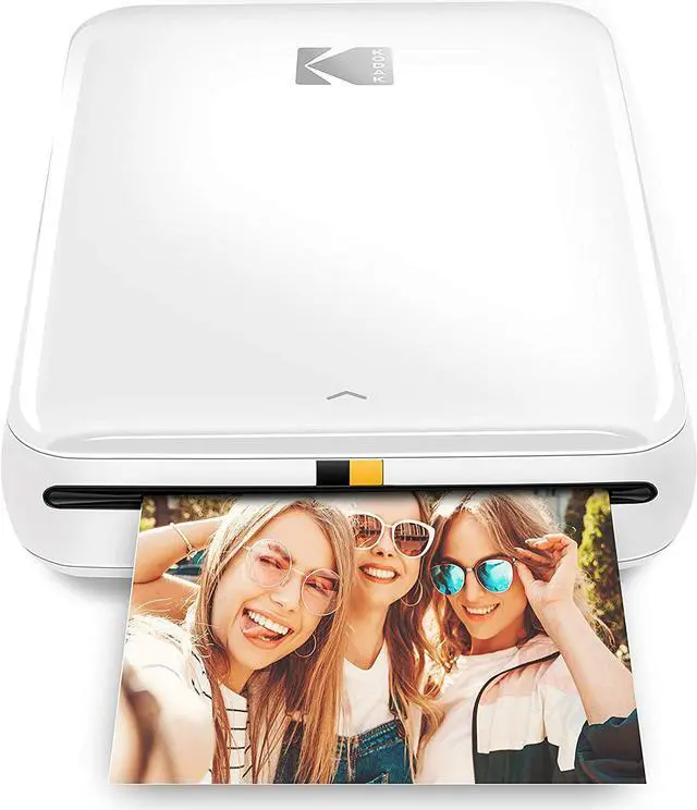 Alt view image 2 of 4 - KODAK Step Printer Wireless Mobile Photo Printer with Zink Zero Ink Technology & Kodak App for iOS & Android (White) Gift Bundle, Welcome to consult