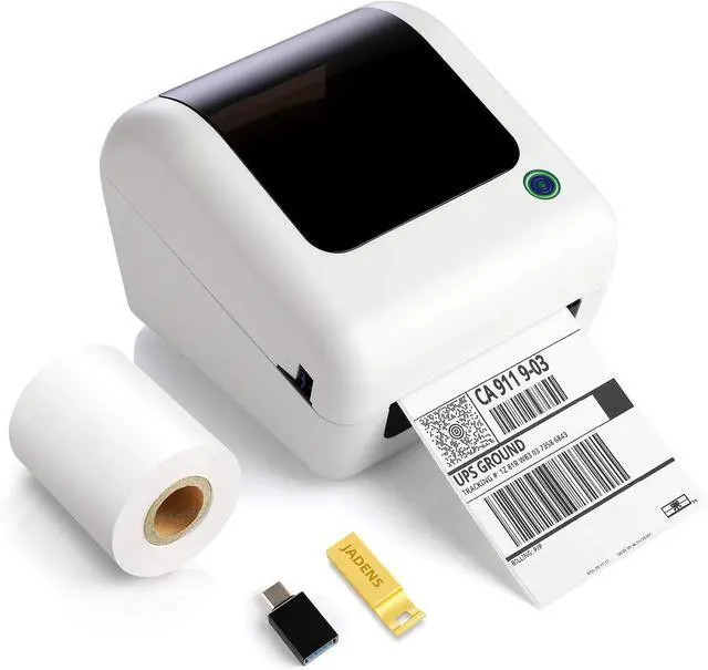 Main image of Bluetooth Thermal Shipping Label Printer - High Speed 4x6 Wireless Label Maker Machine, Support PC, Phone, USB for MAC, Compatible with Ebay, Amazon, Shopify, Etsy, USPS Barcode, Mailing