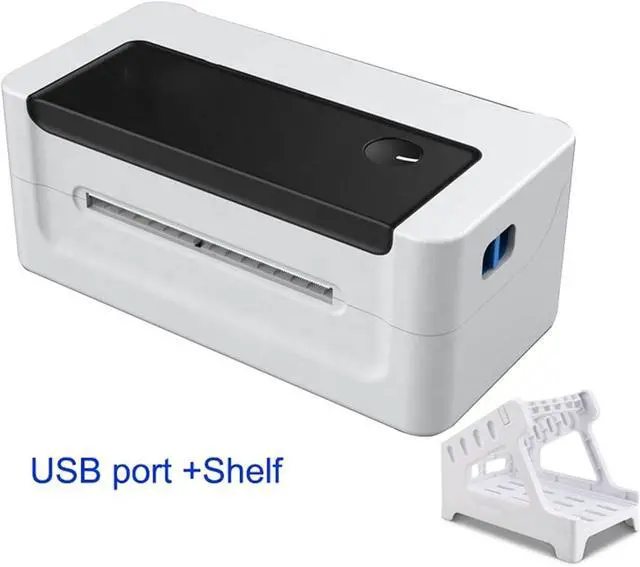 Alt view image 2 of 7 - Thermal Label Printer-4x6 Thermal Shipping Printer Commercial Direct Label Maker Compatible with USPS(USB and Shelf)