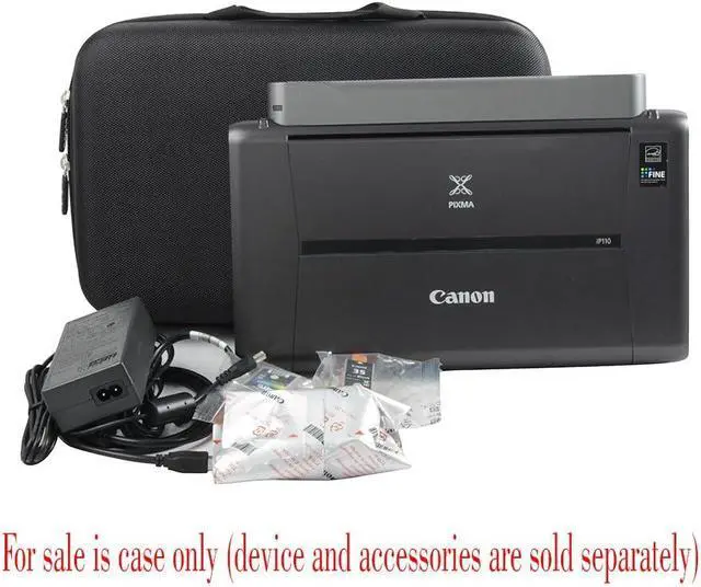 Alt view image 5 of 7 - adada Hard Travel Case Fits Canon PIXMA TR160 /Canon PIXMA TR150/ iP110 Wireless Mobile Printer with Battery Attached