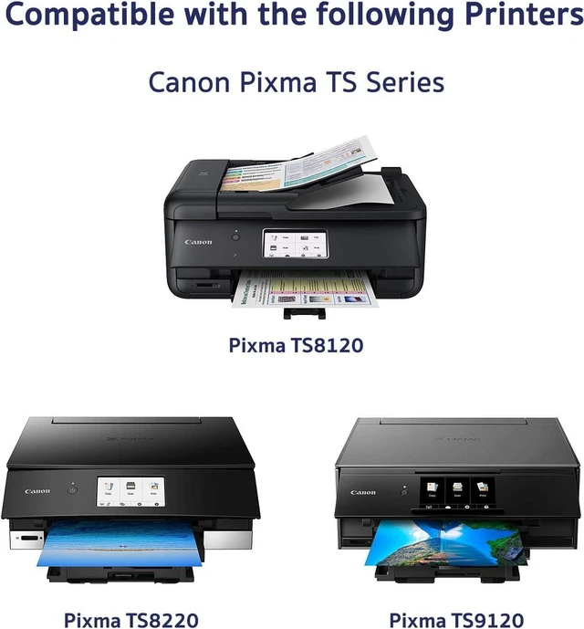 Alt view image 4 of 7 - Arthur Imaging Compatible Ink Cartridge Replacement for Canon PGI-280XXL CLI-281XXL PGI 280 XXL CLI 281 XXL use with PIXMA TS9120 TS8120 TS8220 (PGBK, Black, Photo Blue, Cyan, Magenta, Yellow) 6 Pack