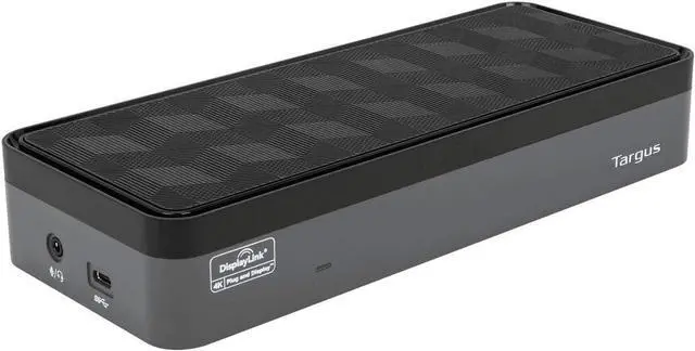 Main image of Targus USB C Universal Docking Station with Quad 4K(QV4K), Docking Station Single 5K/Quad 4K UHD Display,USB C Laptop Docking Station with 4 DisplayPort or 4 HDMI Ports/100W Power Delivery(DOCK570USZ)