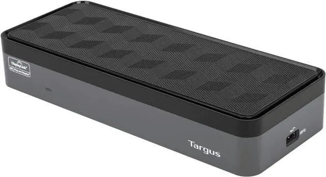 Alt view image 2 of 7 - Targus USB C Universal Docking Station with Quad 4K(QV4K), Docking Station Single 5K/Quad 4K UHD Display,USB C Laptop Docking Station with 4 DisplayPort or 4 HDMI Ports/100W Power Delivery(DOCK570USZ)
