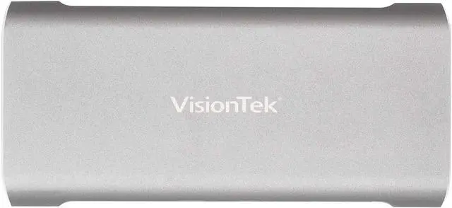 Alt view image 3 of 6 - VisionTek VT300 USB-C Portable Dock - 4K HDMI 60Hz, 2X USB 3.1, 1x USB-C PD, Ethernet, SD Card Reader (901355)