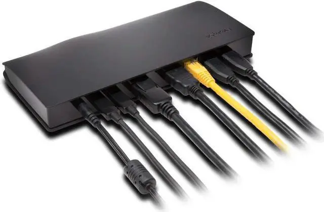 Alt view image 5 of 7 - Kensington SD4500 USB-C Universal Docking Station, Dual 4K HDMI/DisplayPort, USB 3.0 Ports, USB-C Port, Audio/Microphone, and Gigabit Ethernet for Laptop and PCs (K38230WW)