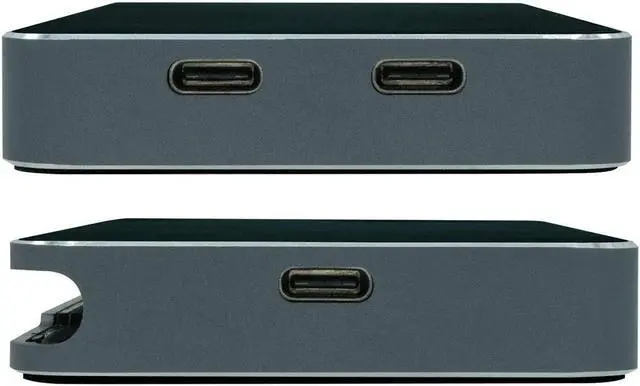 Alt view image 3 of 6 - VisionTek VT200 USB-C Portable Dock - Dual Display - 100W Power Passthrough - Thunderbolt 3 - VGA - HDMI - DisplayPort - 2X USB 3.0 - for Dell/Surface/Mac M1/Chromebook & More - White Box - (901226)