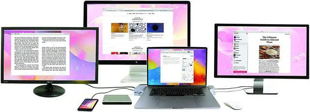 Alt view image 6 of 6 - LandingZone 16-Port Docking Station for The 16-inch MacBook Pro with Touch Bar [Intel CPU MacBook Pro Model A2141 Released in 2019]