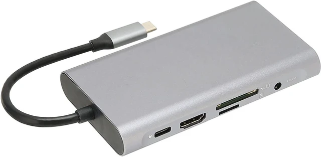 Alt view image 5 of 7 - 10 in 1 Docking Hub TypeC to HighDefinition Multimedia Interface USB PD Expansion Dock for Transfer Data