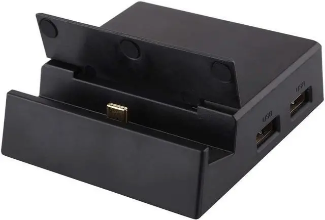 Alt view image 2 of 7 - HUB Adapter V105 USB-C/Type-C to USB 2.0 x 3 + USB-C/Type-C + HDMI + Audio Port + SD/TF Card Reader Multi-Function Phone Stand HUB Docking Station