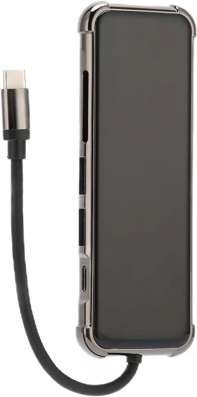 Alt view image 4 of 7 - 6 in 1 Multifunctional Expansion Dock, Portable Docking Station with 4K, USB3.0, USB2.0, PD Charging for Type C Computers, Laptops, Tablets Efficient Heat Dissipation,
