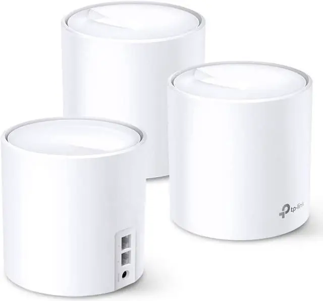 Alt view image 2 of 7 - TP-Link Deco X60 WiFi 6 AX3000 Whole-Home Mesh Wi-Fi System, 3-Pack