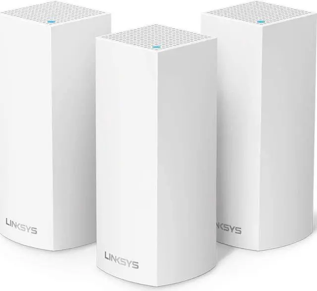 Main image of Linksys Velop Dual Band AC3600 Intelligent Mesh WiFi Router Replacement System | 3 Pack | Coverage up to 4,500 Sq Ft