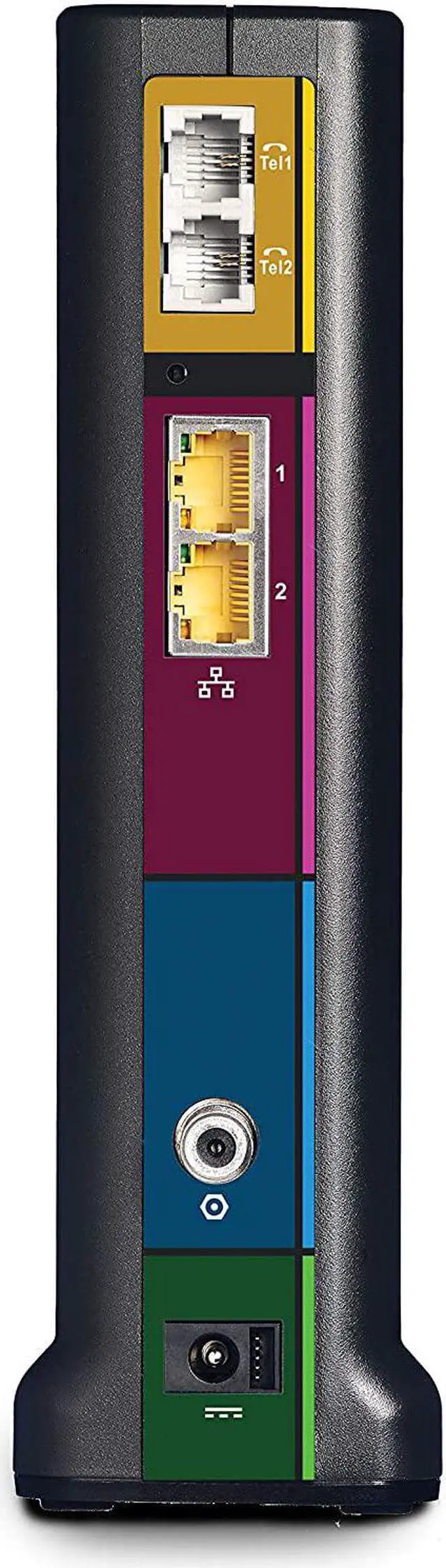 Alt view image 7 of 7 - ARRIS Surfboard mAX Pro W133 Tri-Band Mesh Wi-Fi 6 System & T25 DOCSIS 3.1 Gigabit Cable Modem | Comcast Xfinity Internet & Voice | Two 1 Gbps Ports | 2 Telephony Ports