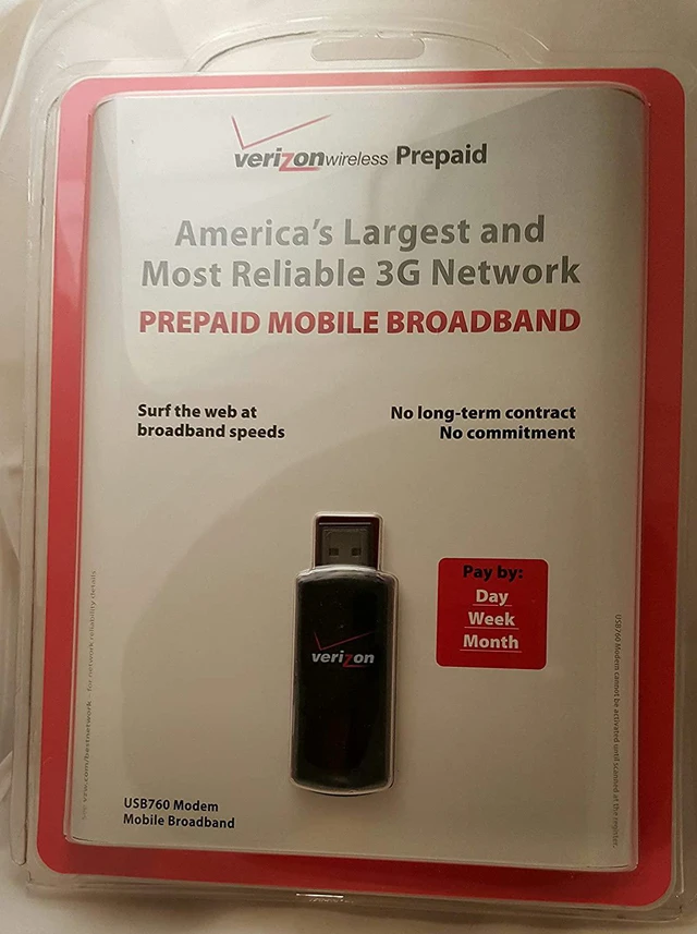 Main image of Verizon USB760 3G Prepaid USB Broadband Device