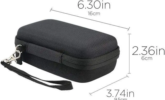 Alt view image 6 of 7 - co2CREA Hard Travel Case for GL.iNet GL-AXT1800 GL-AR750S-Ext Router | Compatible with Pocket-Sized Wi-Fi 6 Gigabit Travel Router, Protective Storage Bag with Mesh Pocket & Hand Strap