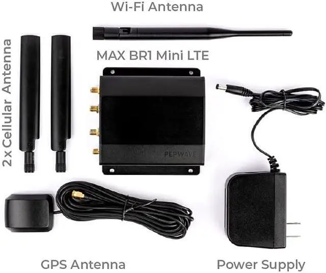 Alt view image 3 of 6 - Peplink MAX BR1 Mini LTE (CAT-4) | Home Businesses and Outdoor Activities 4G LTE Router | Reliable Hotspot | Redundant SIM Slot | Embedded LTE Modem | MAX-BR1-MINI-LTE-US-T
