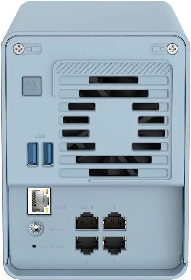 Alt view image 2 of 7 - QNAP QMiroPlus-201W Next- Generation Tri-Band Mesh WiFi SD-WAN Router with Home Cloud Solution 2.0